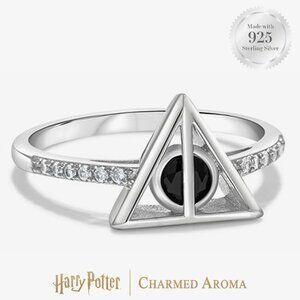 Harry Potter Deathly Hallows ring, Charmed Aroma 925 Sterling Silver
